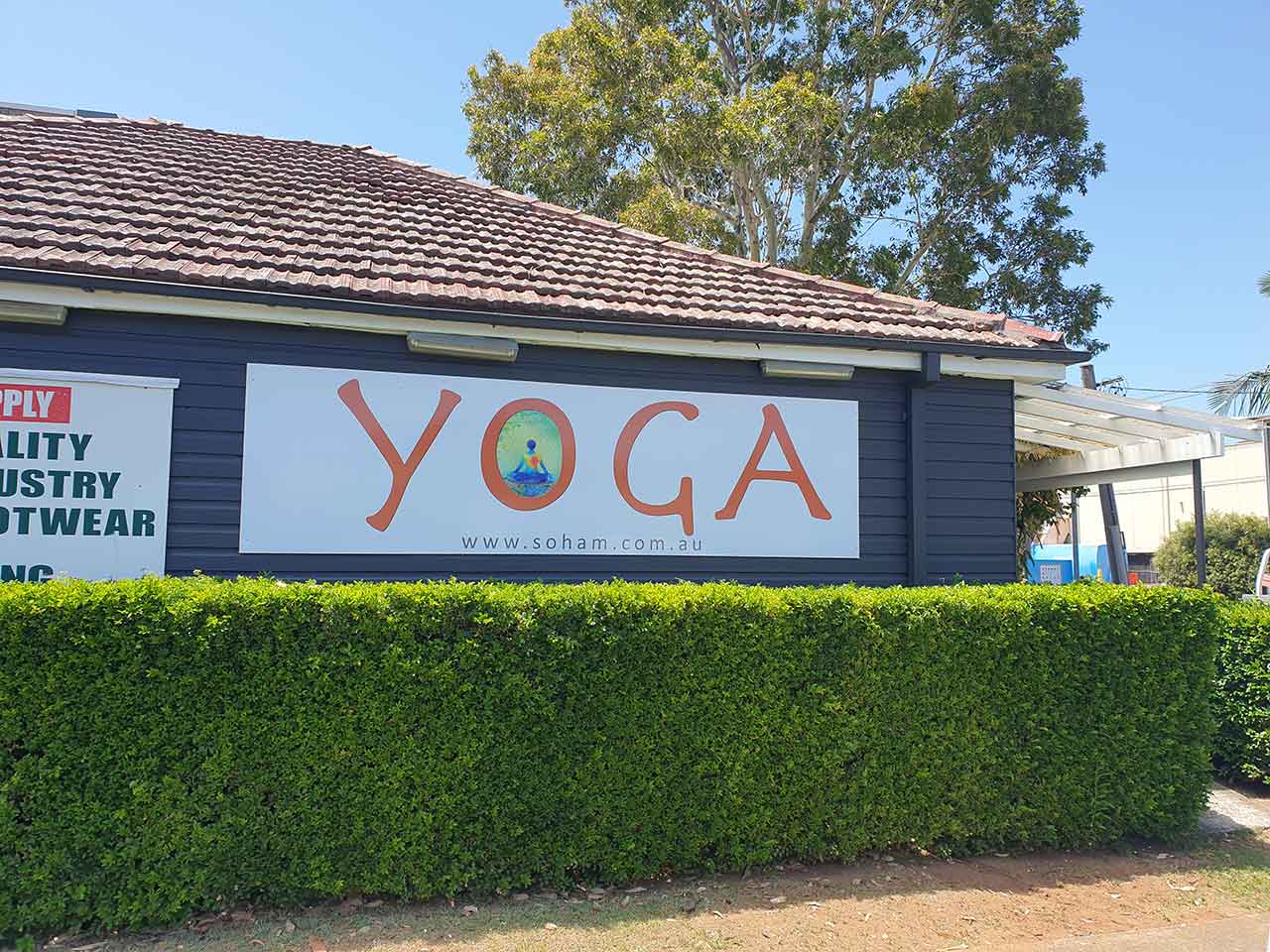 Custom building sign